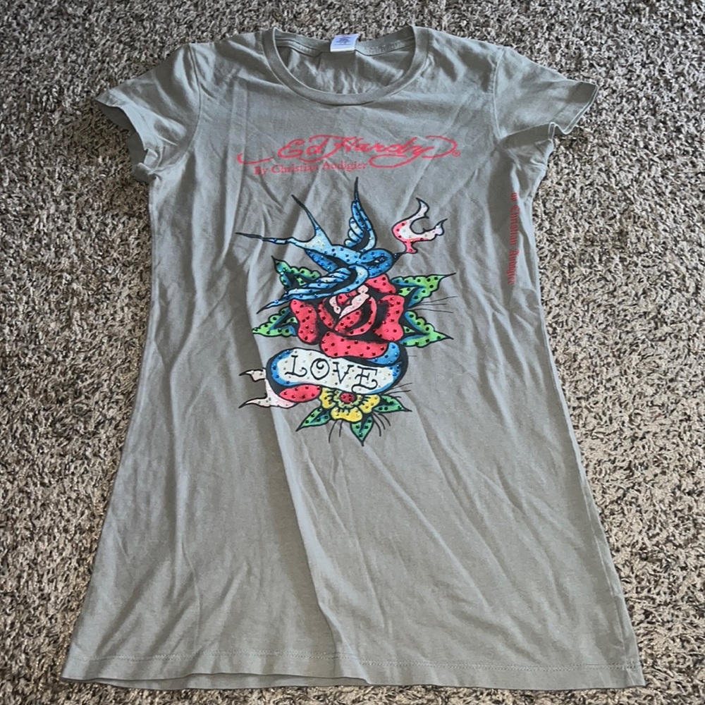 Vintage Ed Hardy Love Tee Rare Small